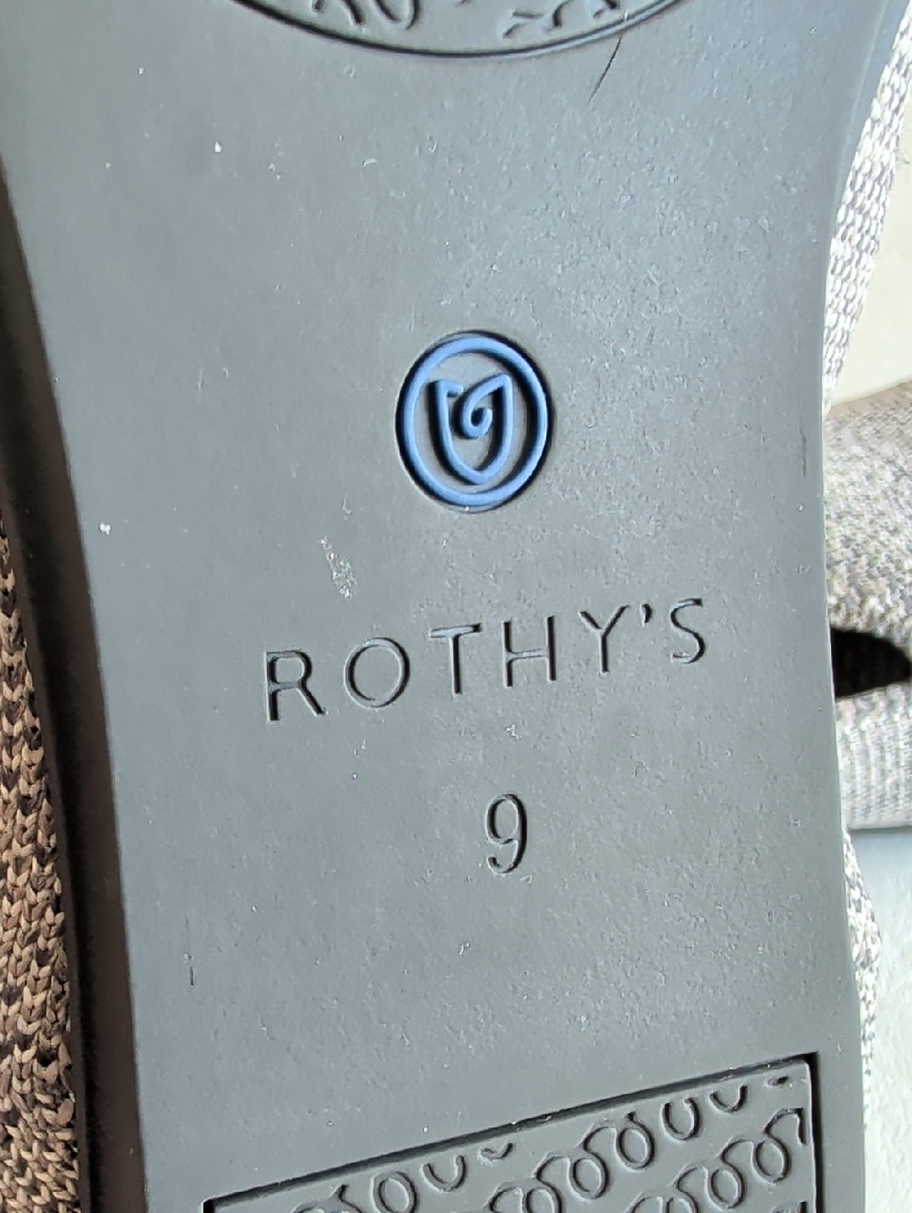 Rothy’s The Loafer in Gray & Blue Slip On Flats Women's Size 9 - Picture 9 of 9